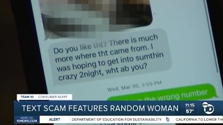Consumer alert: Text scam features random woman