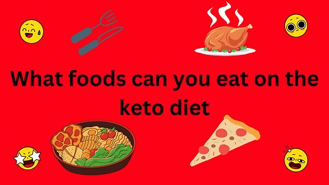 What foods can you eat on the keto diet?