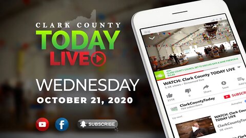 WATCH: Clark County TODAY LIVE • Wednesday, October 21, 2020