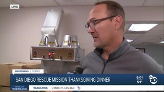 San Diego Rescue Mission provides homeless with Thanksgiving dinner and health services