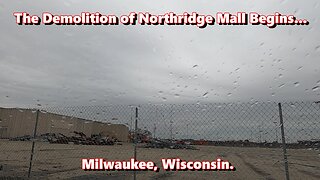 The Demolition of Northridge Mall Begins. Milwaukee, Wisconsin.