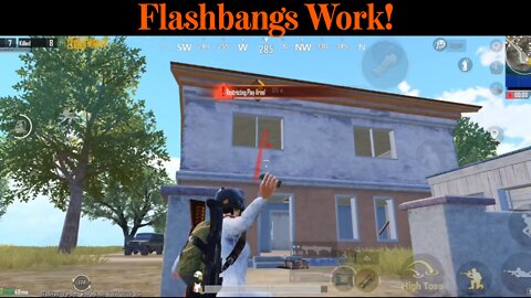 Flashbangs Work!!! - PubG Mobile