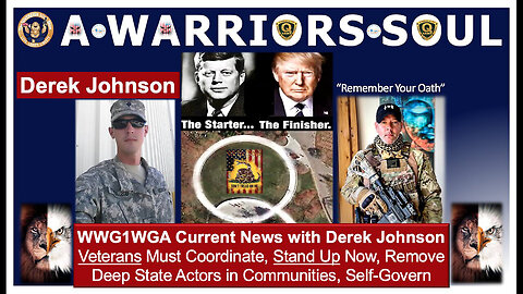 Derek Johnson: TRUMP the Finisher! Q News, Law of War Events!