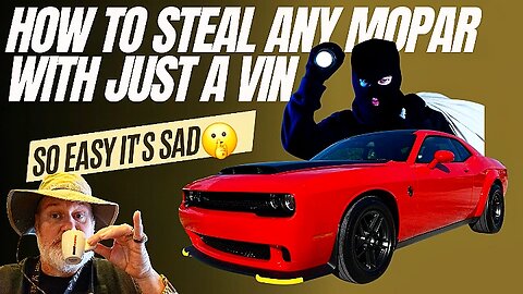 How To Steal And Dodge And Other Cars With Just A Vin Number!