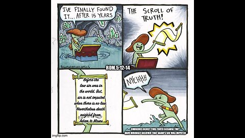 "NOT IMPUTATED" IS WHY PAUL COULD SAY THERE WAS NO LAW FROM ADAM TILL MOSES- Rom.5:13