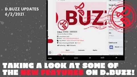 Taking a look at some of the new features on D.Buzz!