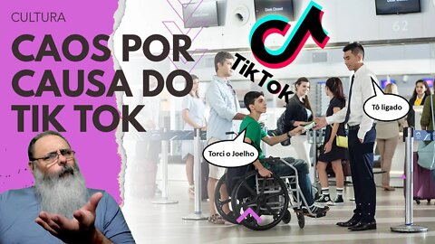 VÍDEO do TIKTOK causa CAOS nos AEROPORTOS INGLESES e em OUTROS AEROPORTOS do MUNDO