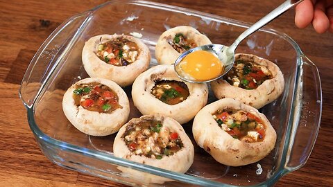 New Way To Make Breakfast! A Simple And Delicious Mushroom Eggs Recipe