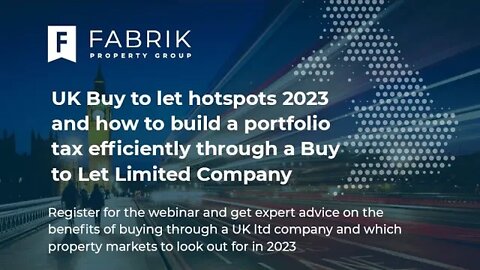 UK property investment webinar, is now a good time to invest and what’s in store for 2023