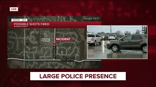 Large police presence in Waukesha County