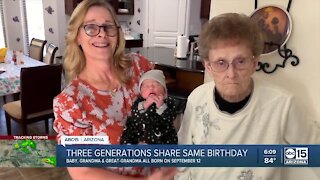 Three generations of a Valley family share same birthday