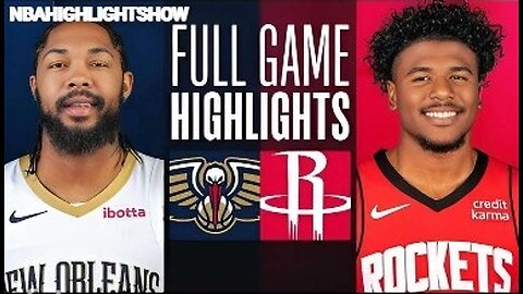 New Orleans Pelicans vs Houston Rockets Full Game Highlights | Jan 31 | 2024 NBA Season