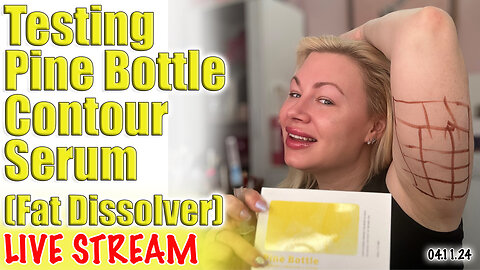 Live Testing Pine Bottle Contour Serum, AceCosm (Fat Dissolver) | Code Jessica10 Saves you money