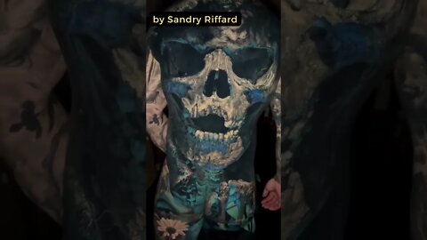 Stunning Tattoo by Sandry Riffard #shorts #tattoos #inked #youtubeshorts