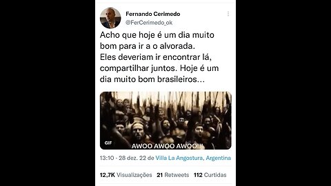 BRAZIL WAS STOLEN 🩸🇧🇷 | FERNANDO CERIMEDO: "TODAY IS A VERY GOOD DAY FOR BRAZILIANS!"