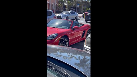 Red Porsche Anyone? #Porsche #Red #FYP #SWFL #SportsCar #LuxurySportsCar #mywalksinparadise