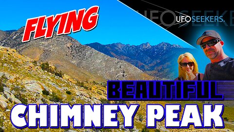 FLYING Chimney Peak WILDERNESS in the Sierra Nevada Mountains of Central California