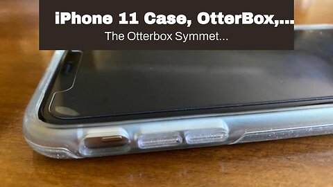 iPhone 11 Case, OtterBox, Symmetry Series, ultra-sleek, wireless charging compatible, raised ed...