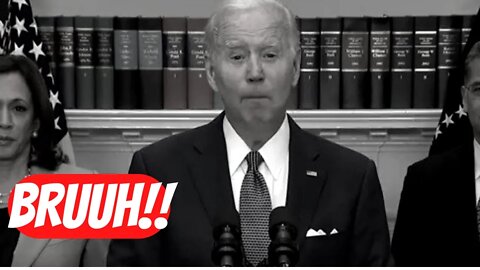 "End Of Quote...Repeat The Line" JOE BIDEN With a Burgundy Moment today