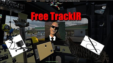 Free TrackIR for American Truck and Euro Truck Simulator 2