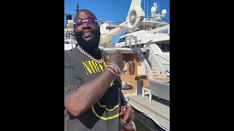 RICK ROSS SHOWS OFF HIS 34 MILLION DOLLAR YACHT