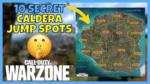10 *NEW* Warzone Pacific Secret Jump Spots on Caldera 🤫
