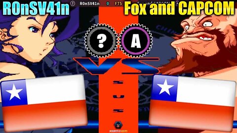 Street Fighter Alpha 3 (R0nSV41n Vs. Fox and CAPCOM) [Chile Vs. Chile]