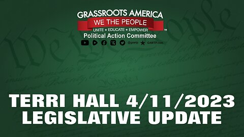 GAWTP: Texas Roads Legislative Update by Terri Hall - 4/11/2023