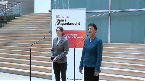 Pressestatement von Sahra Wagenknecht zur Konstituierung der BSW-Gruppe im Deutschen Bundestag