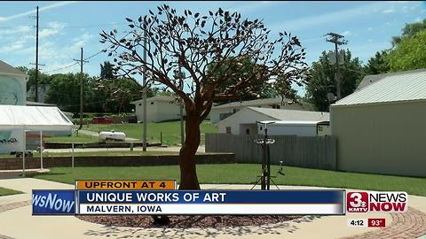 Man sculpts trees from metal in retirement