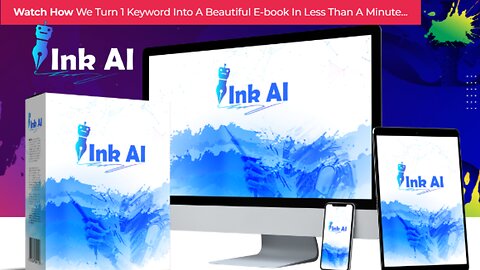 INK AI | Turn Any Url, Website, Blog, Question Or A Keyword Into A Fully Designed Ebook Or Flipbook