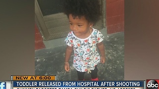 Tampa toddler shot discharged from hospital, family fear neighborhood