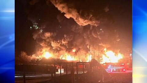 From JFK JR Telegram Channel / OHIO TRAIN FIRE TOXIC WATER SPILL # 1