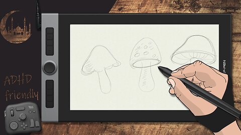Too Lazy? NP - How to Draw Poison Mushroom (with passion)