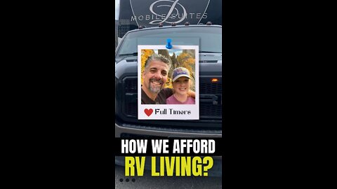 How We Afford Full-Time RV Living 💰 #rvlifestyle #rvliving #glamping