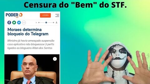 Alexandre de Moraes Bane o Telegram do Brasil