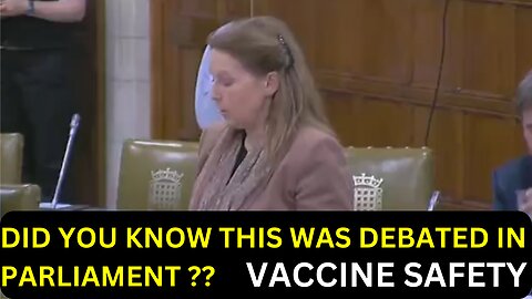 PARLIAMENTARY DEBATE ON SAFETY OF COVID VACCINES - NATALIE ELPHICKE