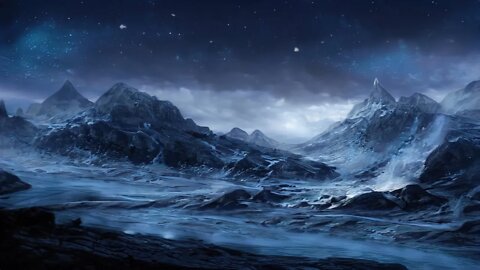 Relaxing Ice Fantasy Music for Writing - Snowpeak Mountain ★648