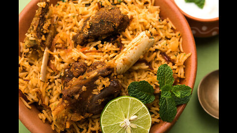 Mutton Biryani in Pressure cooker in Indian Street Style