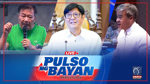 LIVE: Pulso ng Bayan kasama sina Admar Vilando at Jade Calabroso| April 17, 2024, Lunes