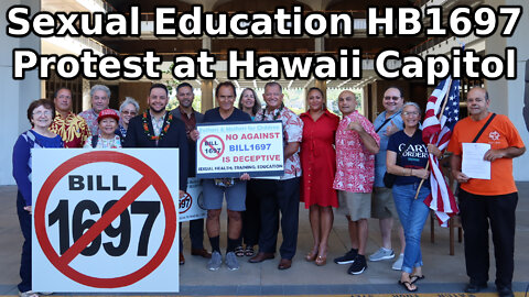 Sexual Education HB1697 Protest at Hawaii Capitol