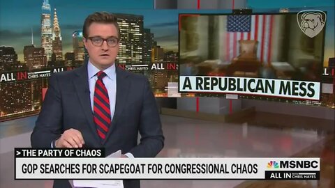 MSNBC's Chris Hayes Freaks! Claims Media Blames Democrats For GOP Chaos