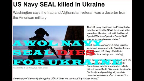 AWOL U.S. Navy SEAL dies as a nazi mercenary in Ukraine