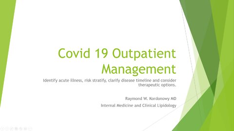 Covid 19 Outpatient Management