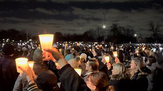 Vigil Honors MSU Shooting Victim Alexandria Verner in Clawson, Michigan