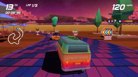 Horizon Chase Turbo (PC) - Playground Event: Jazzy Janis