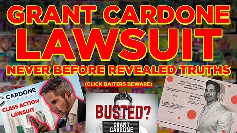 GRANT CARDONE LAWSUIT: NEVER BEFORE REVEALED TRUTHS