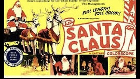 Santa Claus (versus the devil) (1959). Public Domain Data with Reference Links are in Description.