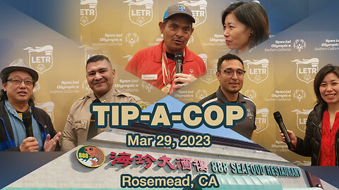 Tip-A-Cop LASD Torch Run for Special Olympics So Cal 03/29/2023 @Rosemead CA