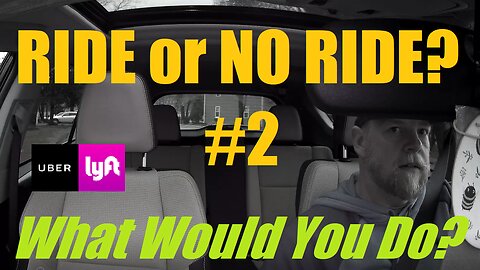 Uber Driver Makes FOUR Pick Up Attempts | Ride or No Ride #2 | What Would You Do? | Lyft Rider